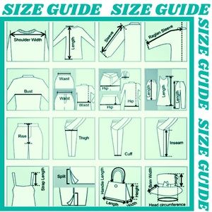 👗👢✨SIZE GUIDE ✨👕👖